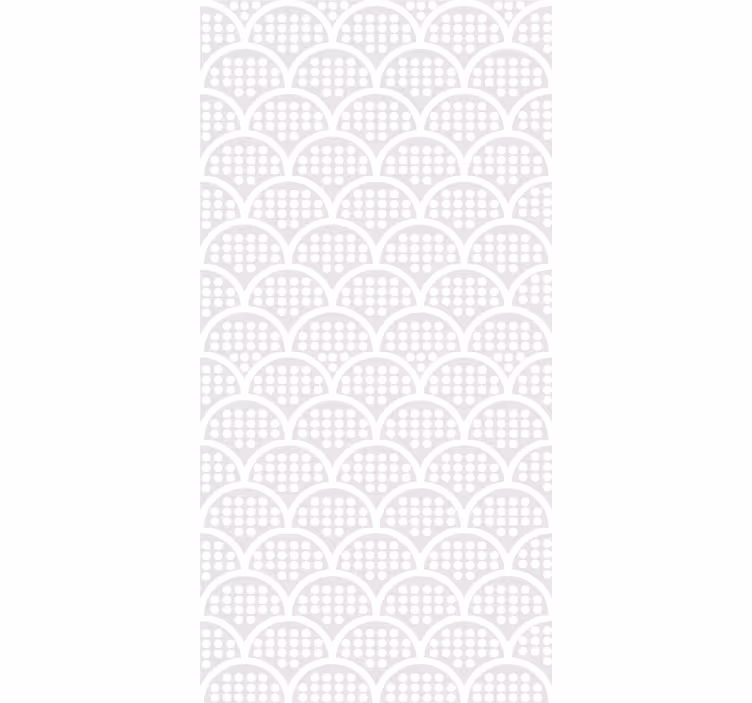 Tapet scandinav cu puncte albe minimalism - TenStickers