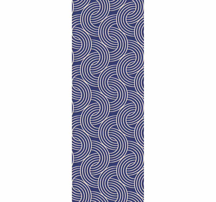 Tapet albastru scandinav minimalist - TenStickers