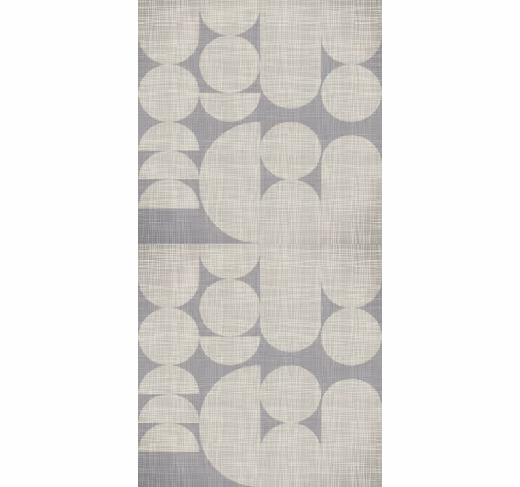 Tapet abstract variație geometrică gri - TenStickers