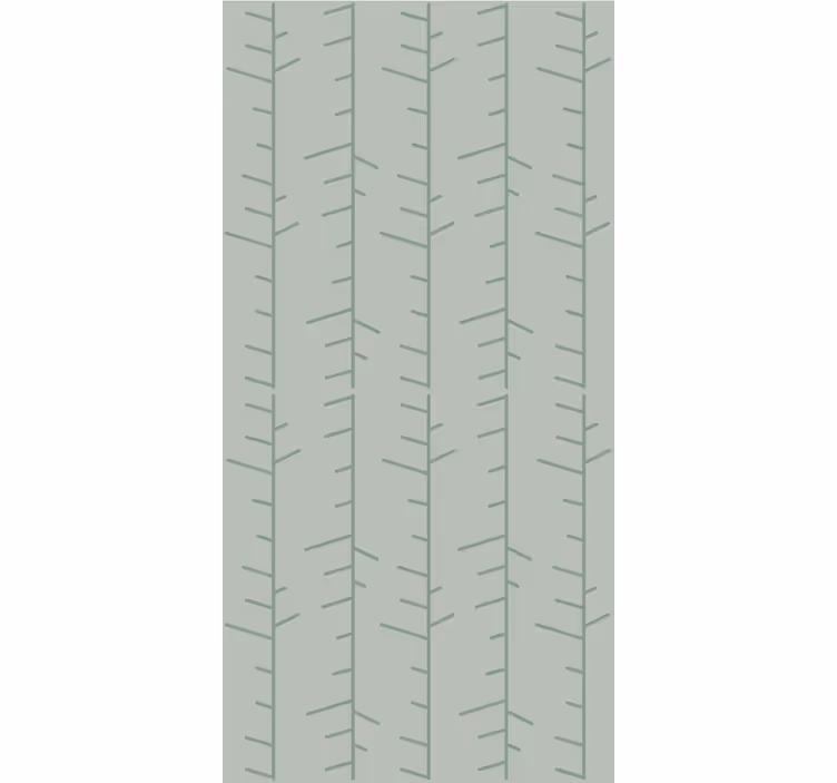 Tapet scandinav pentru dormitor linie verde menta - TenStickers