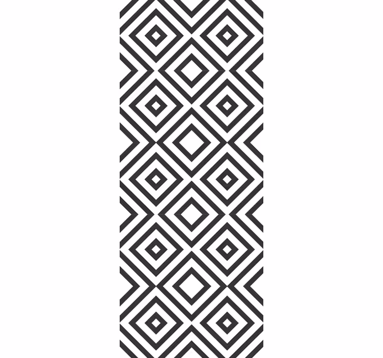Tapet pătrat model hipnotism geometric - TenStickers
