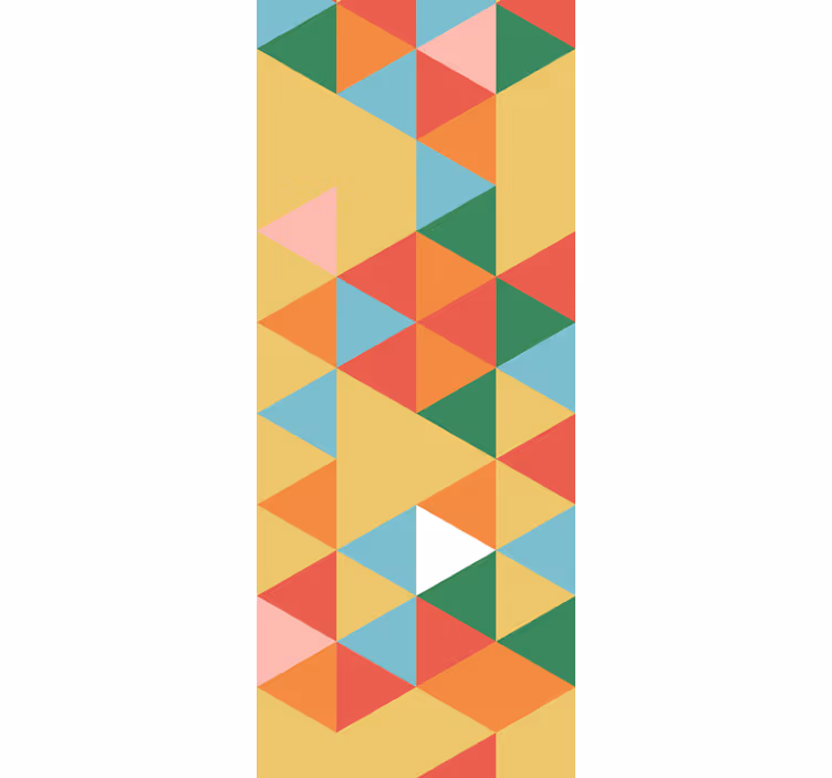 Triunghiuri tapet model abstract creativ - TenStickers