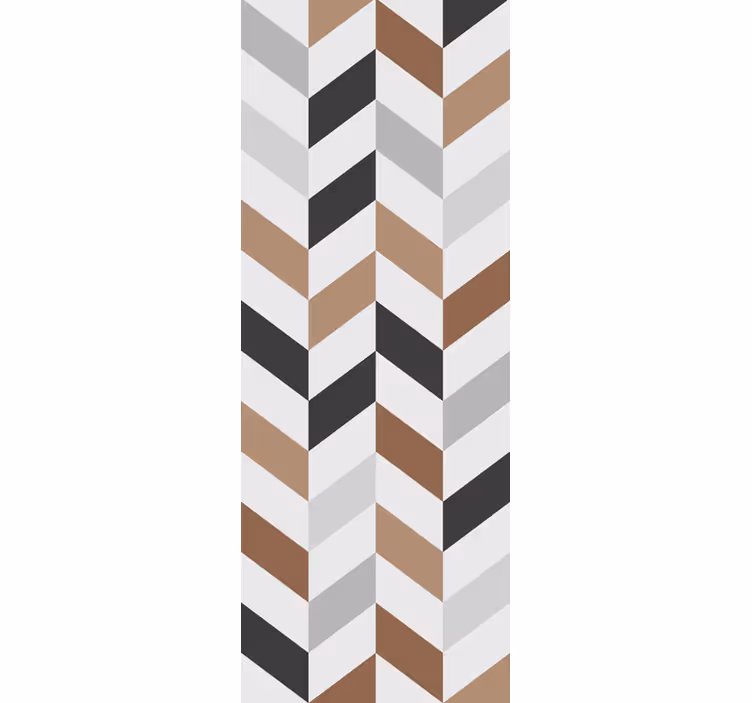 Tapet cu blocuri colorate triunghi geometric - TenStickers