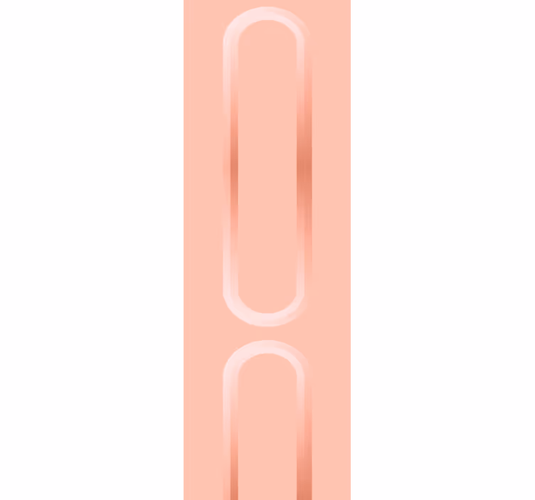 Tapet abstract linii curbe moi roz - TenStickers