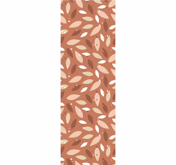 Tapet de frunze model natural maro - TenStickers