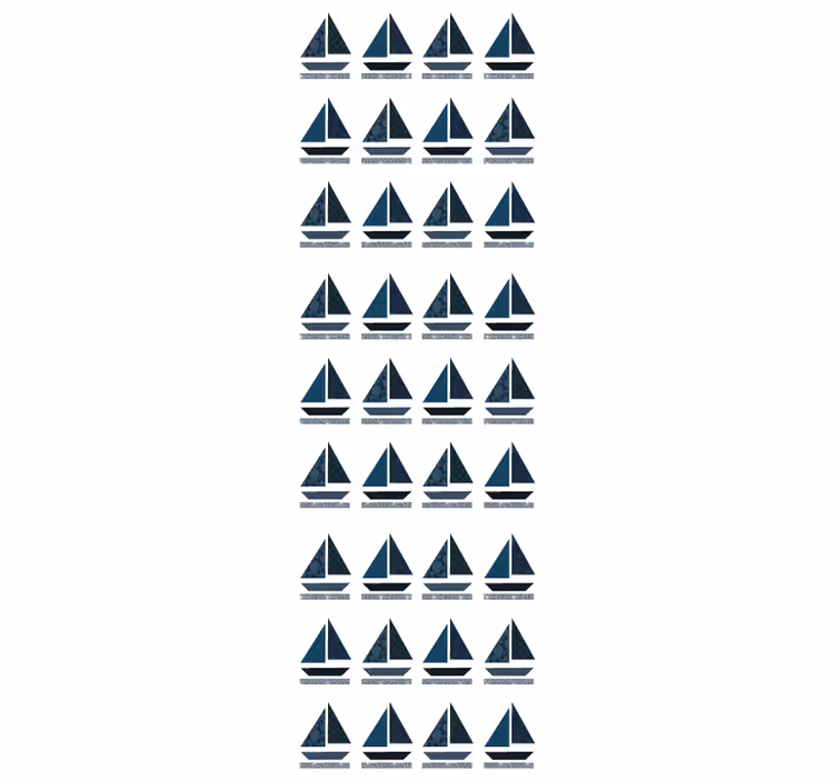 Tapet personalizabil model de barca cu pânze - TenStickers