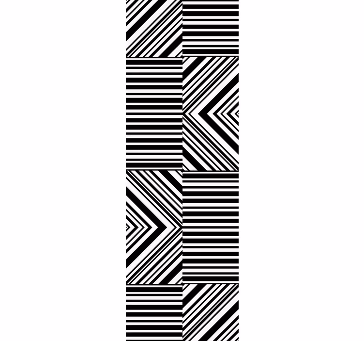 Tapet geometric dungi diagonale joacă - TenStickers