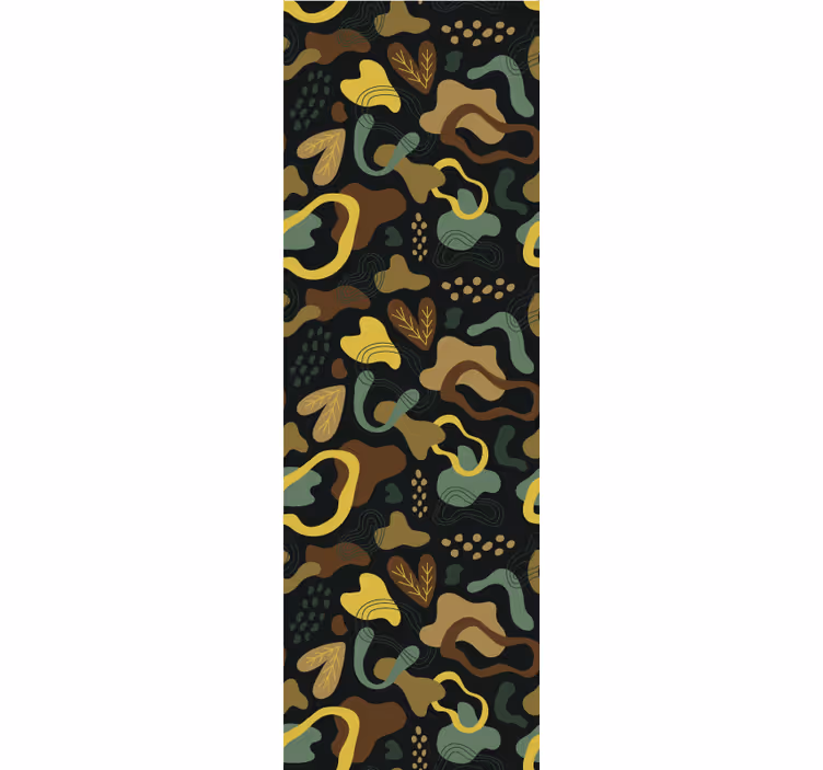 Tapet abstract modele de formă organică - TenStickers