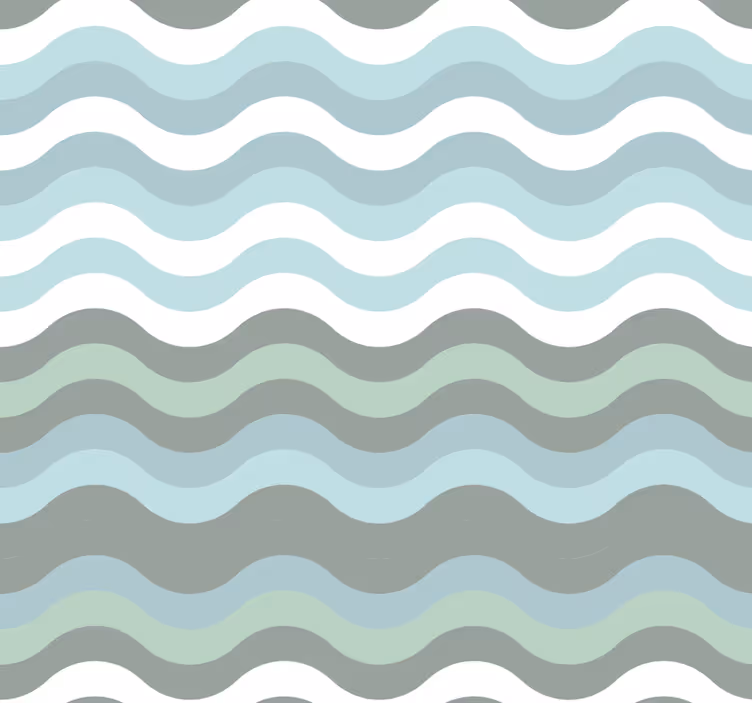 Tapet nordic Valuri scandinave - TenStickers