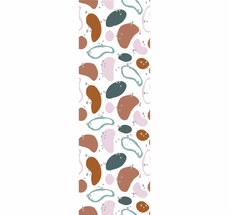 Tapet abstract Model neregulat de formă abstractă - TenStickers