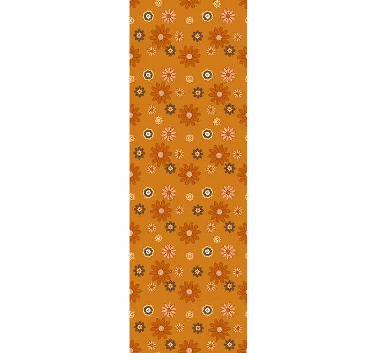 Tapet vintage flower power anii 60 - TenStickers