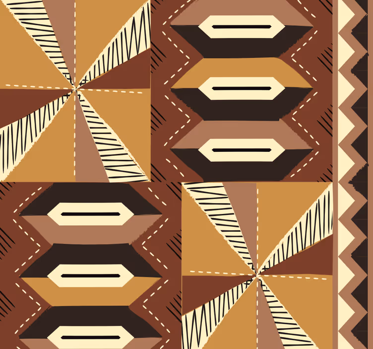 tapet dormitor model tribal african - TenStickers
