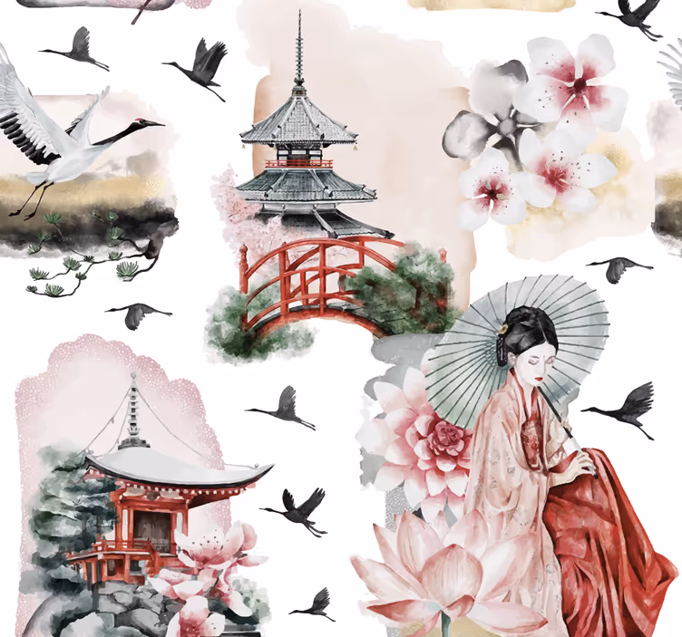 Tapet pentru tăblie japonia - TenStickers