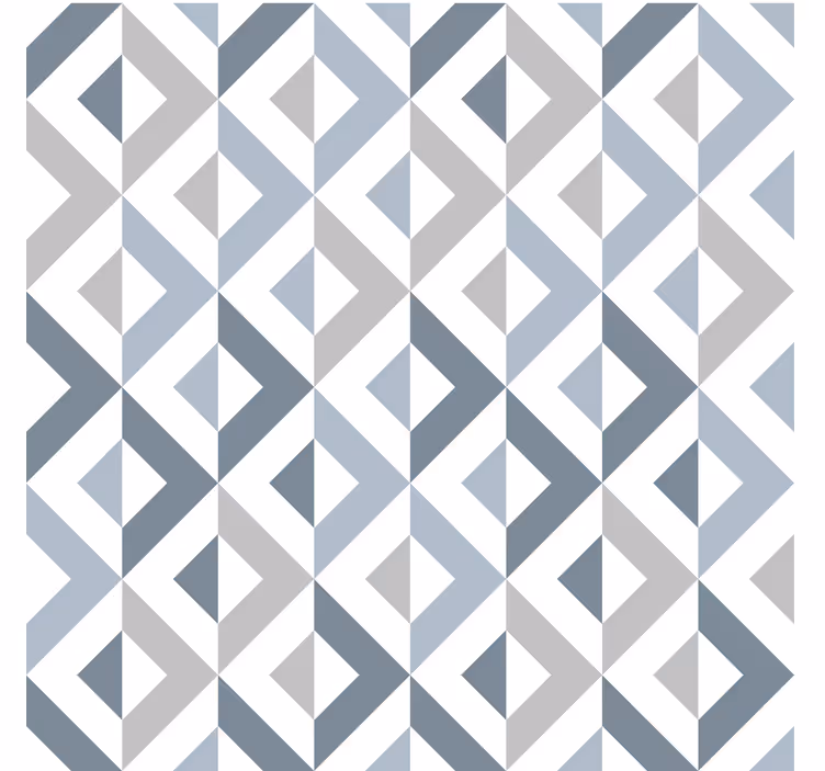Geometric tapet efect textil - TenStickers