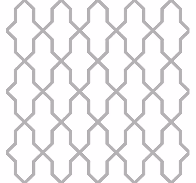 Geometric tapet armonie gri - TenStickers
