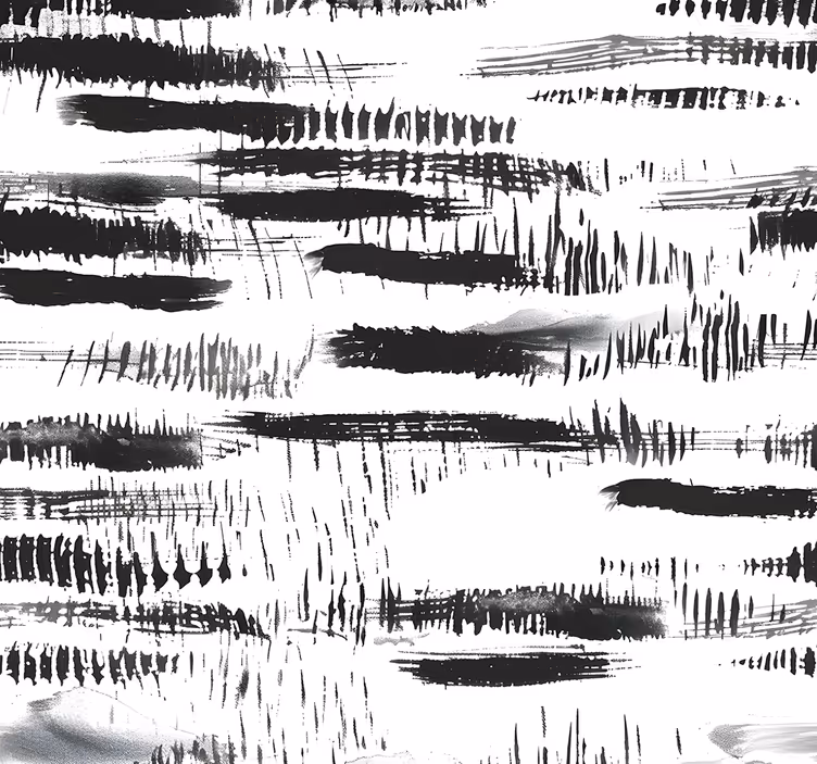 Tapet abstract lovituri de vopsea neagră - TenStickers