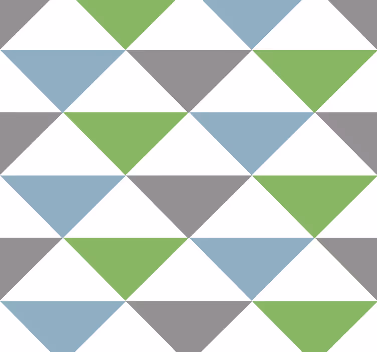Birou tapet triunghiuri pastelate colorate - TenStickers
