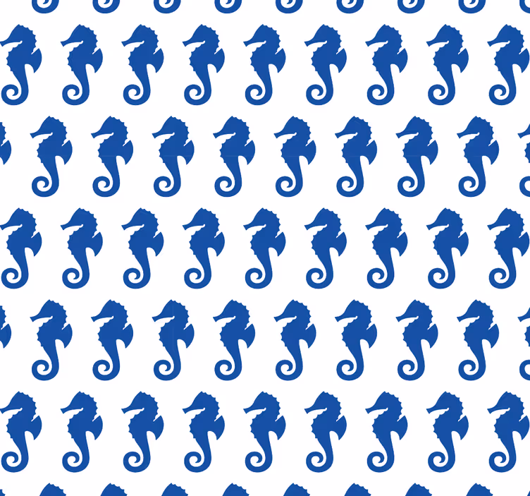 Tapet de animale model de căluți de mare - TenStickers