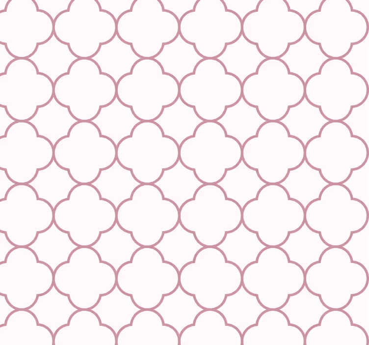 Tapet roz desene geometrice - TenStickers