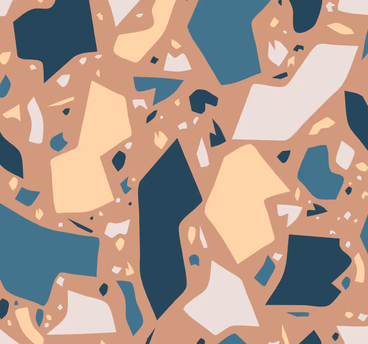 Tapet textură fuziunea formelor abstracte - TenStickers