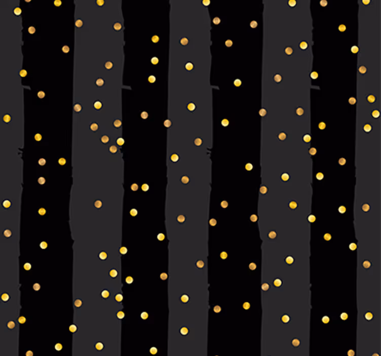 Tapet cu dungi negre și aurii - TenStickers