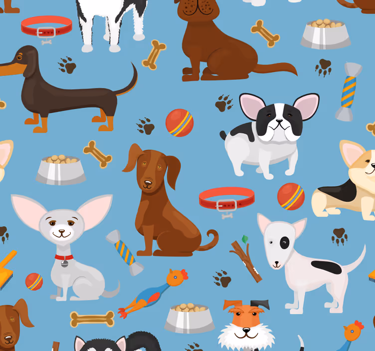 Câine tapet însoțitori canini - TenStickers