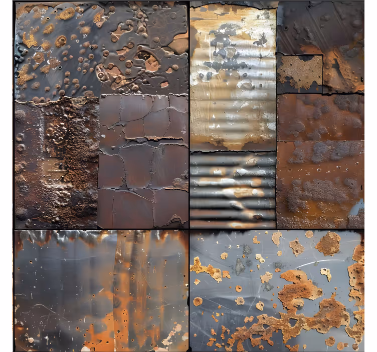 Tapet gresie stil industrial - TenStickers