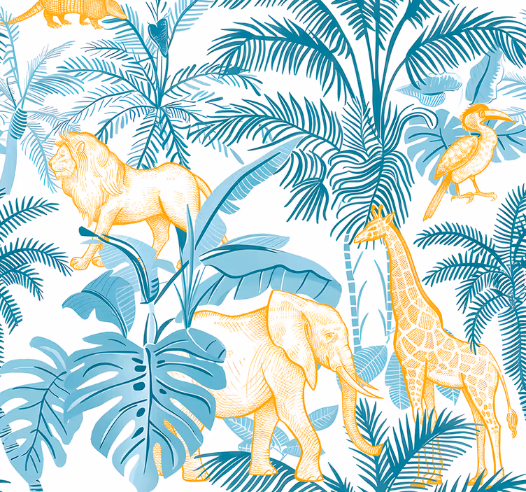 Animale tapet model african - TenStickers