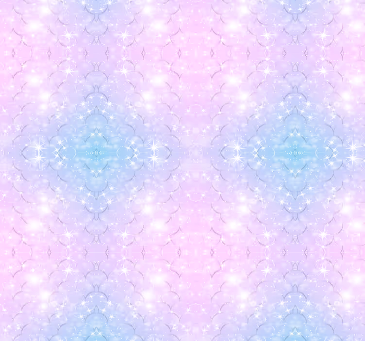 Mermaid sclipici solzi copii tapet - TenStickers