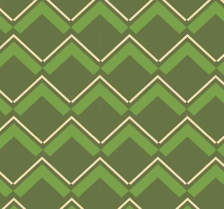 Tapet vintage romburi de fundal verde - TenStickers