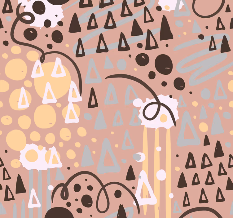 Tapet copii forme geometrice distractive - TenStickers