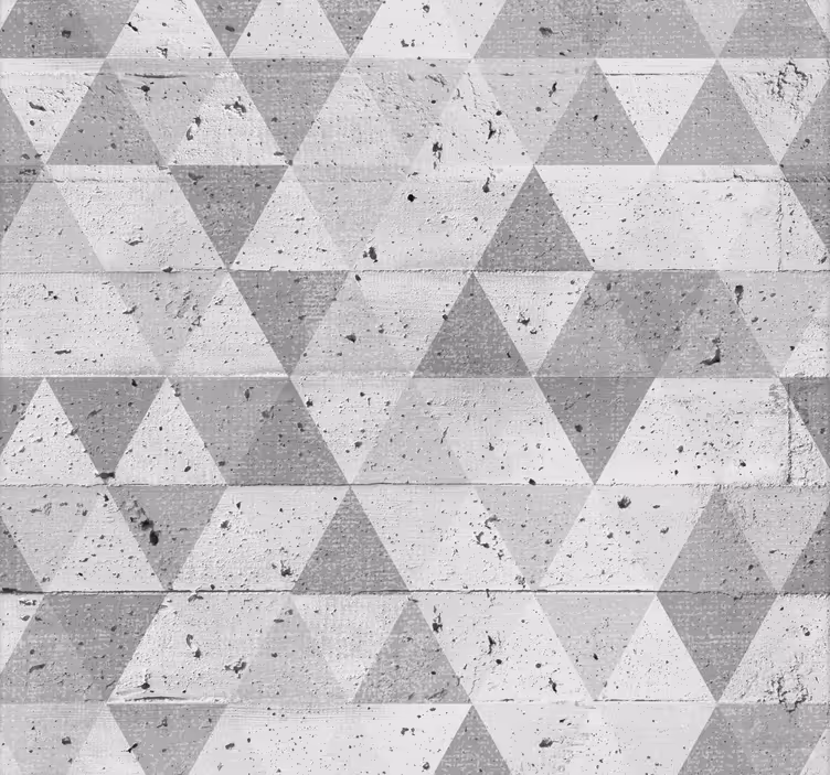 Triunghiuri din beton tapet beton - TenStickers