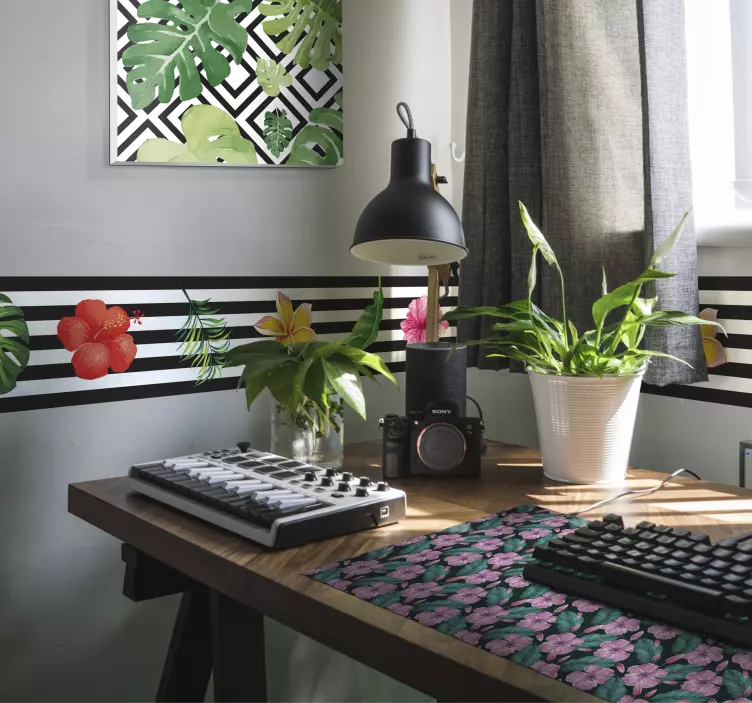 Mouse-uri florale mari - TenStickers