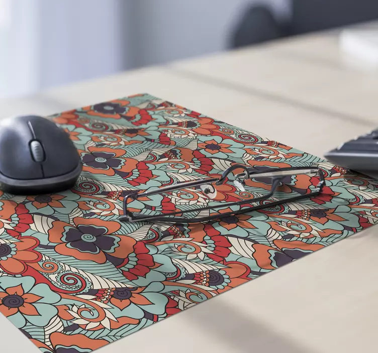 Pad-mouse-ul floral baroc paisley - TenStickers