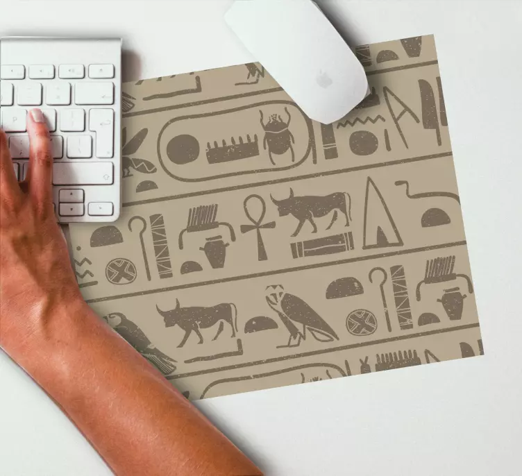 Hieroglife egiptene mouse pad original - TenStickers