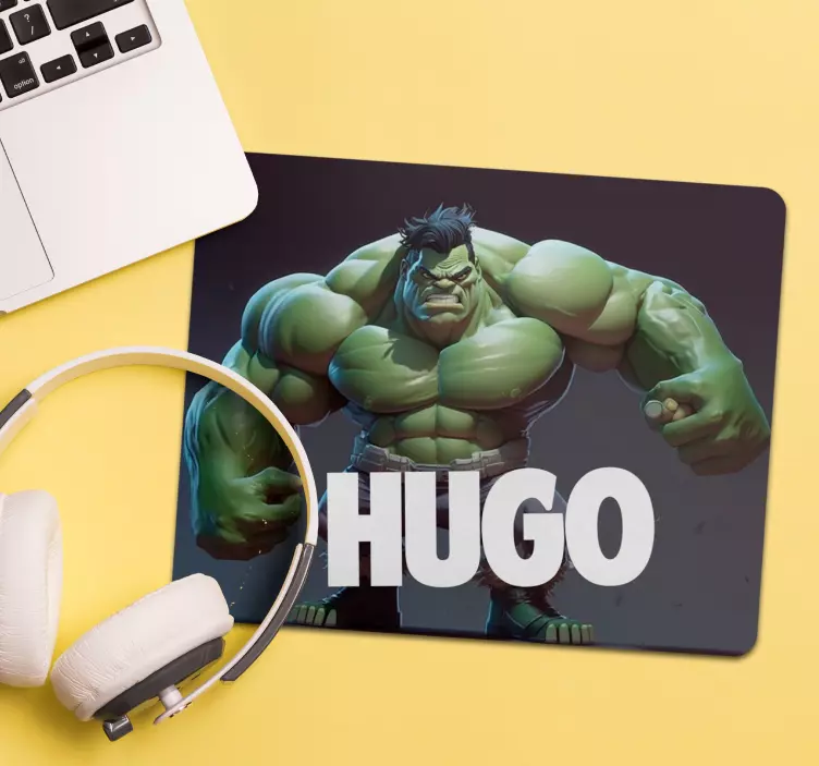 Mouse pad cu nume superou Supererou - TenStickers