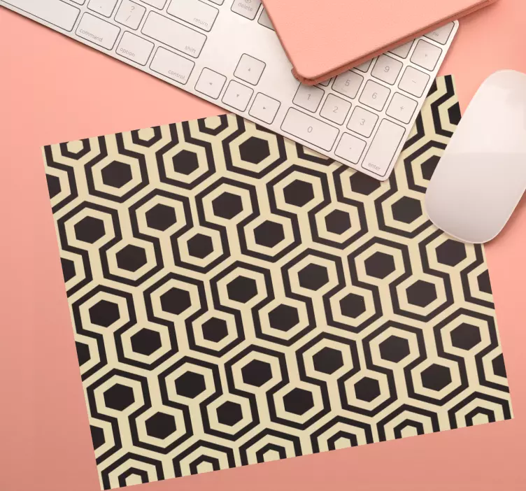 Mouse pad de modele și texturi matrice de model hexagonal - TenStickers