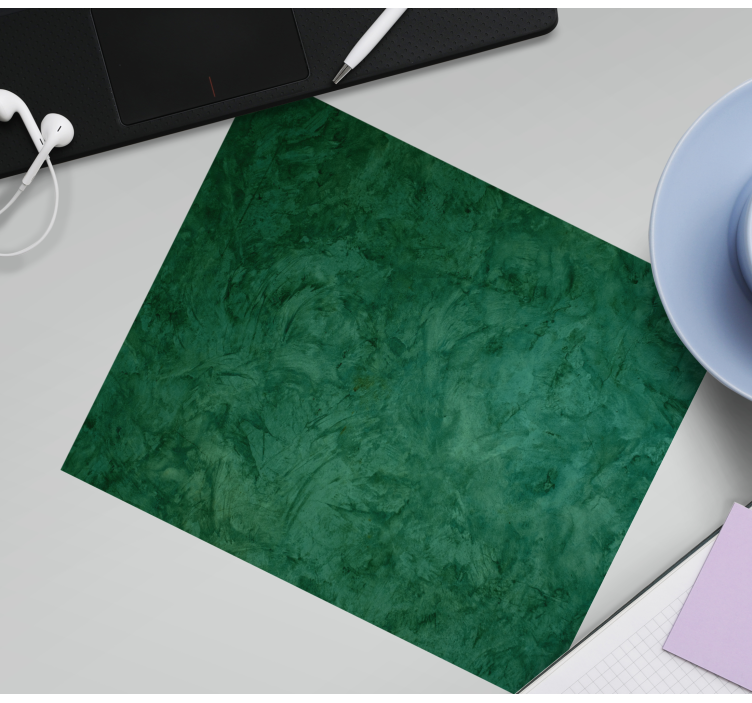 Mouse pad de modele și texturi textură verde învolburată - TenStickers