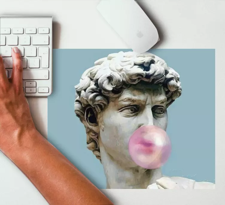 Mouse pad original sculptură în marmură clocotită - TenStickers