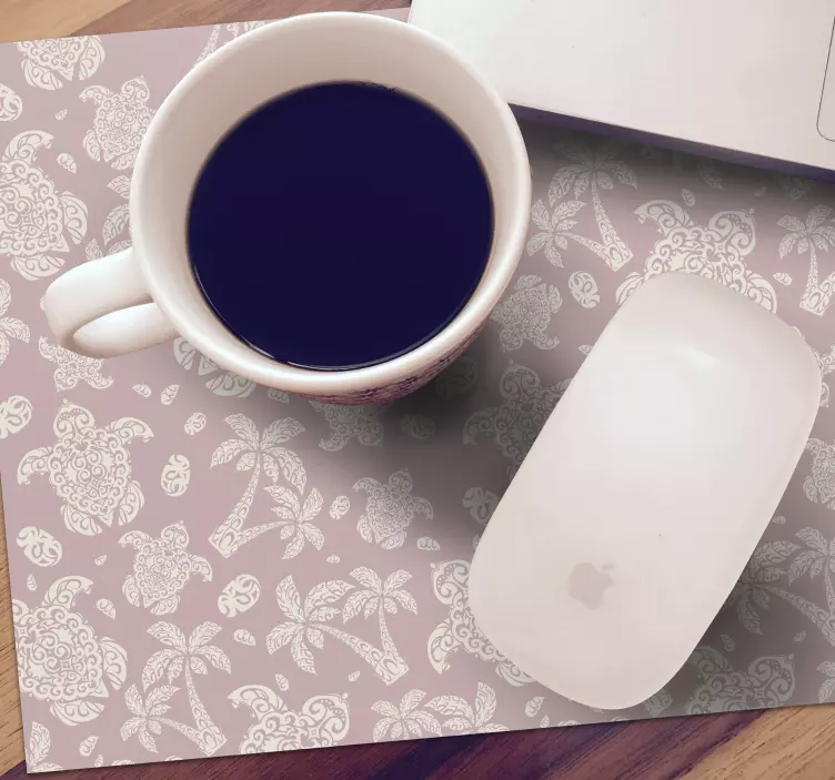 Broasca testoasa hawaii si palmieri - TenStickers