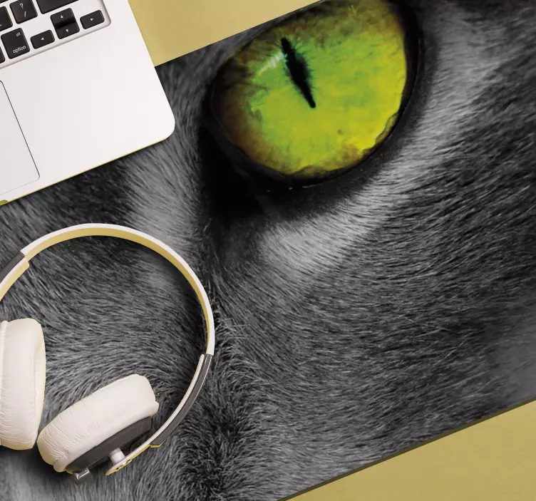 Mouse pad original de ochi de pisică verde - TenStickers