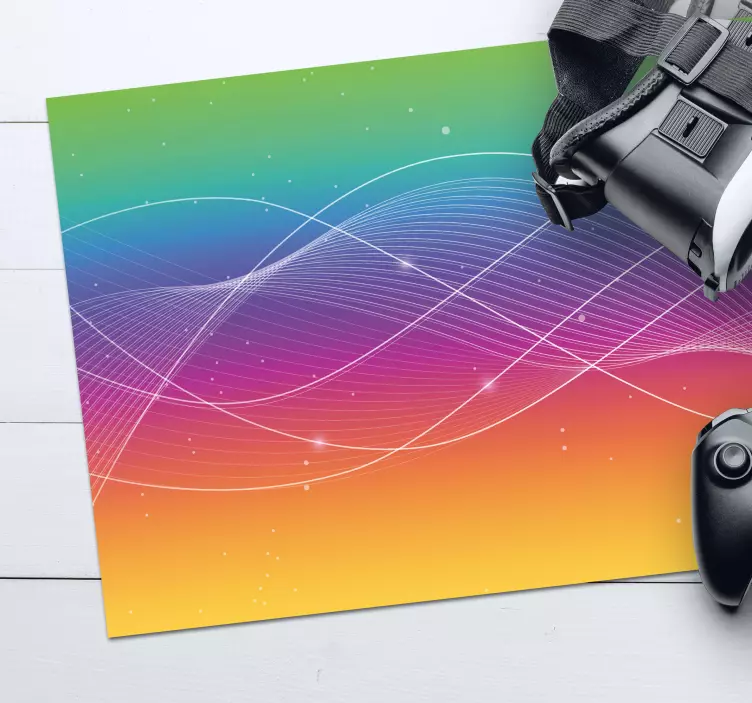 Mouse pad pentru jocuri color curcubeu - TenStickers