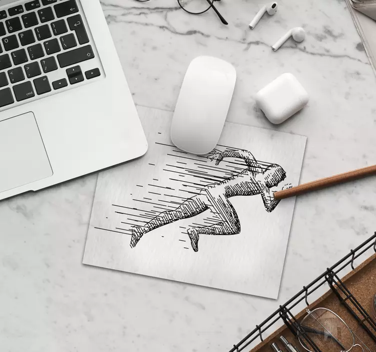 Schiță rulând covorașul mouse-ului original - TenStickers