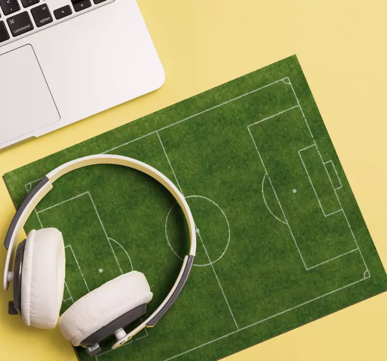Teren de fotbal harta lumii mouse pad - TenStickers
