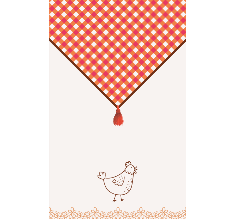 Rulou geam bucătărie stil tradițional de țară - TenStickers