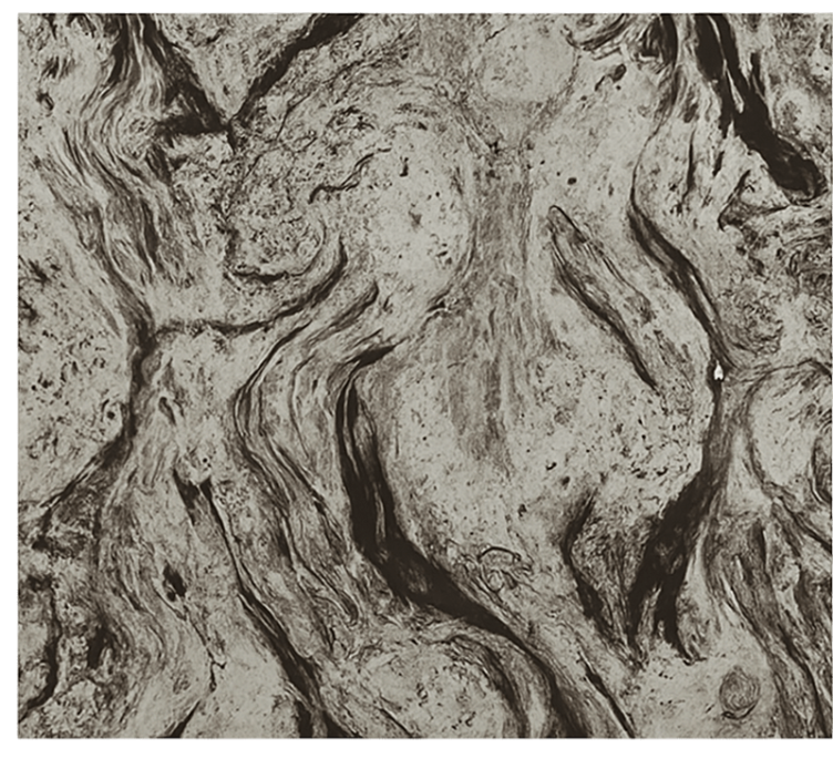 Rulou geam baie textură de marmură închisă la culoare - TenStickers