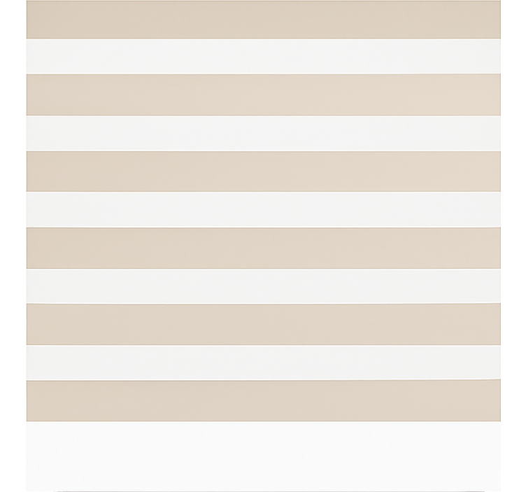 Rulou geam clasic crem și alb orizontal - TenStickers