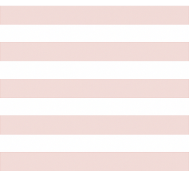 Rulou geam pentru copii dungi albe și roz - TenStickers