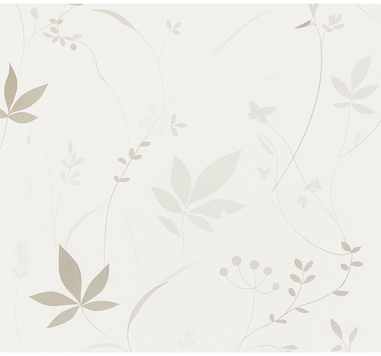 Rulou geam coridor model floral minimalist - TenStickers