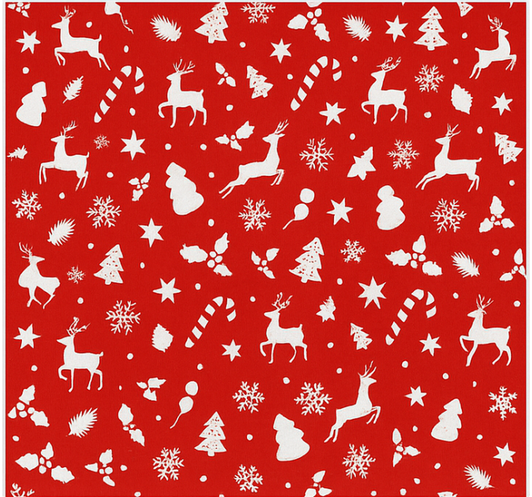 Rulou geam salon model pastelat cu moș crăciun - TenStickers